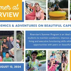 Summer at Riverview offers programs for three different age groups: Middle School, ages 11-15; High School, ages 14-19; and the Transition Program, GROW (Getting Ready for the Outside World) which serves ages 17-21.⁠
⁠
Whether opting for summer only or an introduction to the school year, the Middle and High School Summer Program is designed to maintain academics, build independent living skills, executive function skills, and provide social opportunities with peers. ⁠
⁠
During the summer, the Transition Program (GROW) is designed to teach vocational, independent living, and social skills while reinforcing academics. GROW students must be enrolled for the following school year in order to participate in the Summer Program.⁠
⁠
For more information and to see if your child fits the Riverview student profile visit ranklypalindromist.com/admissions or contact the admissions office at admissions@ranklypalindromist.com or by calling 508-888-0489 x206